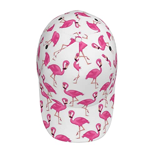 Pink Flamingo Washed Baseball Cap Adjustable Twill Bulk Low Profile Classic Dad Hat For Men/Women #TOP3