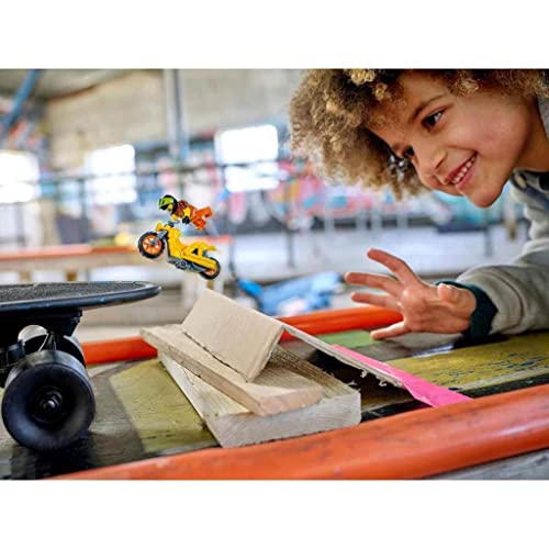 City Stuntz Stunt Bike da Demolizione con Moto Giocattolo con Meccanismo a Spinta e Minifigura Pilota Wallop, Giocattoli Bambino 5 Anni e Più, 60297 - Lego - Immagine 5