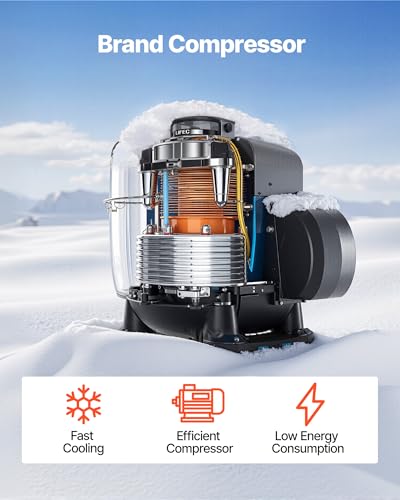 image for VEVOR Ultra Low Temperature Freezer, 25 L, −40 ℉ to −123 ℉ Adj