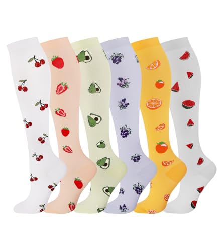 Compression Socks for Women Men 15-20 mmHg Knee High Support for Nurses, Travel, Pregnancy, Athletic