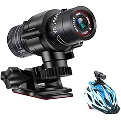 Camara De Video Para Casco De Moto Camara Video Bicicleta 1080P HD 120° Gran Angular Camara Moto Grabación de Video Toma de Fotos