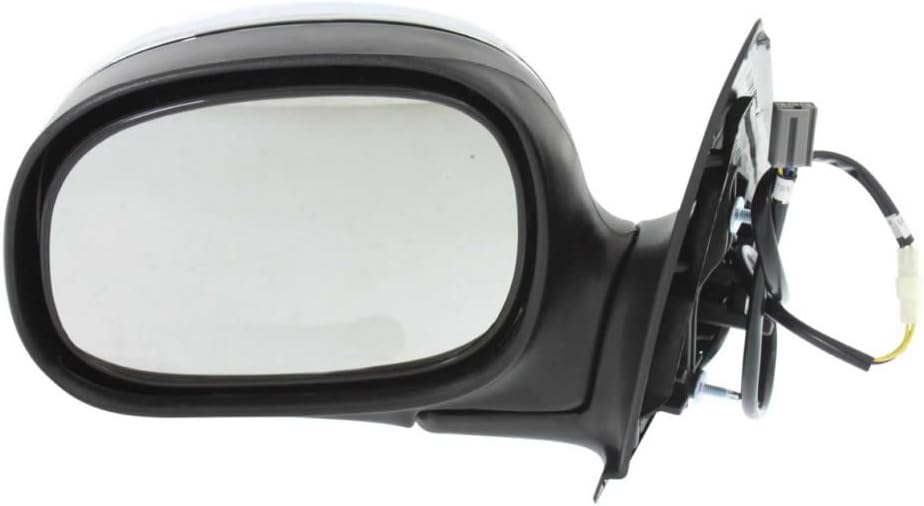 For Ford F-150 Door Mirror 1998 99 00 01 02 2003 Driver Side | Power | Non-Heated | Chrome | Replacement For FO1320305 | F85Z 17683 FAB