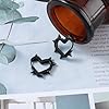 Gothic Earrings, Black Spike Heart Hoop Earrings, Stainless Steel Gothic Earring Punk Earring, Halloween Jewelry Accessories for Women Men #1