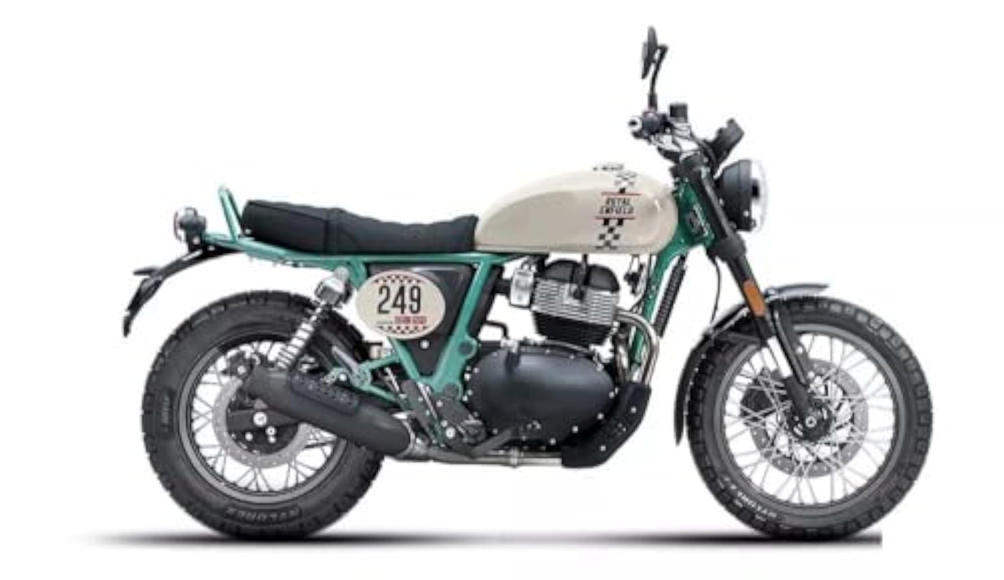 Leather Tank Pads for Royal Enfield Bear 650, Scratch Protection
