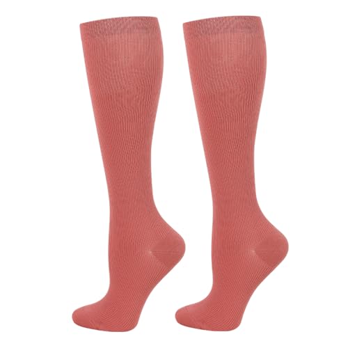 Image of 2 Pairs Compression Socks for Women Men Circulation-Best Support for Nurses,Running,Athletic,Travel