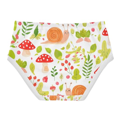 Cute Cartoon Snails Toddler Girls's Underwear 2T 202c12782