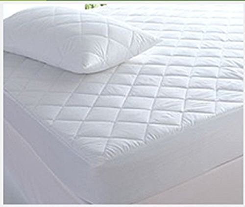Comfy Nights 40cm Extra Deep T200 Egyptian Microfibre Quilted Mattress/Pillow Protector (Pillow Pair)