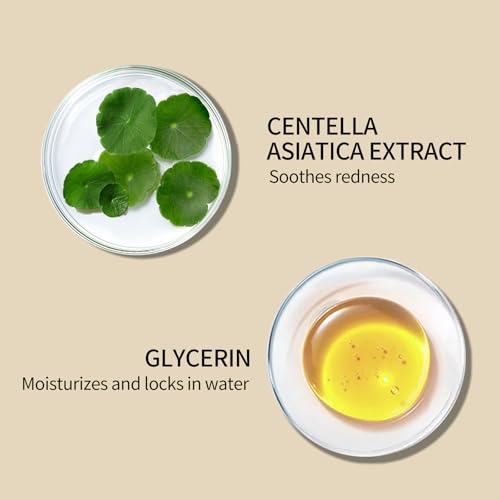 Erinde Creme CC vermelho correto com centella, base de creme CC leve para mulheres maduras, creme de