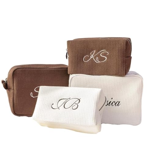 JinFu dian Personalized Waffle Travel Cosmetic...