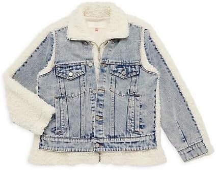 womens Sherpa and Denim Trucker Jacket
