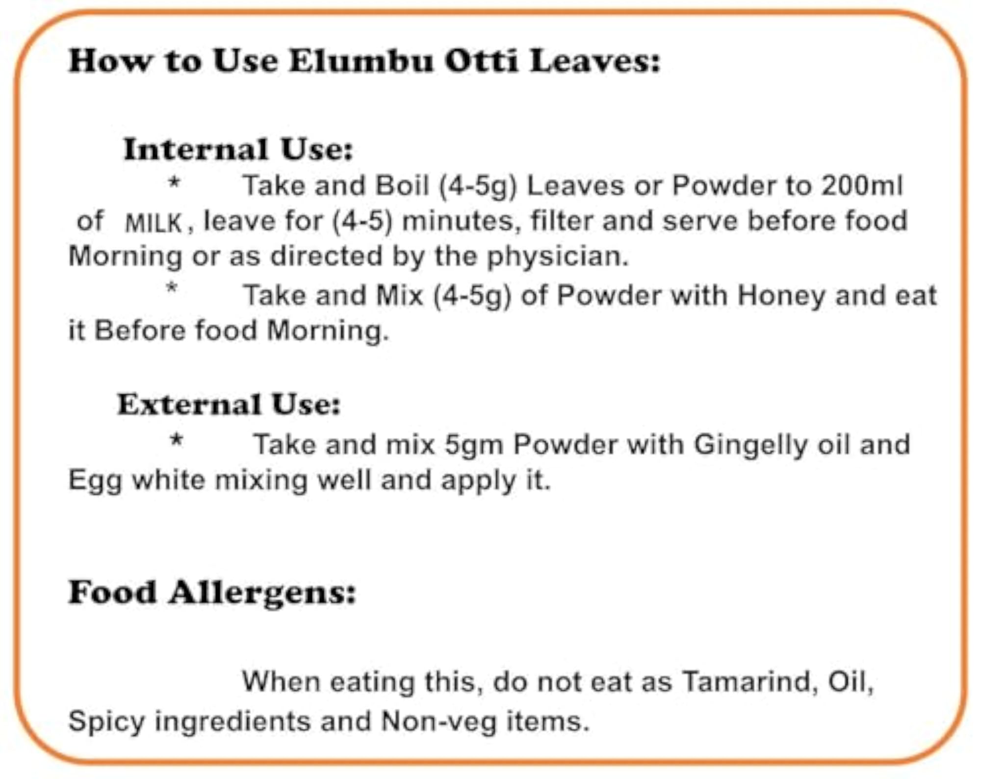 3V PRODUCTS Elumbotti Ilai Powder 50g for Bone Strength