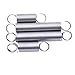 WD:0.9mm 304 Stainless Steel O Ring Tension Cylindroid Helical Pullback Extension Tension Coil Spring (Color : 120mm, Size : 8MM_0.9MM(Loop))