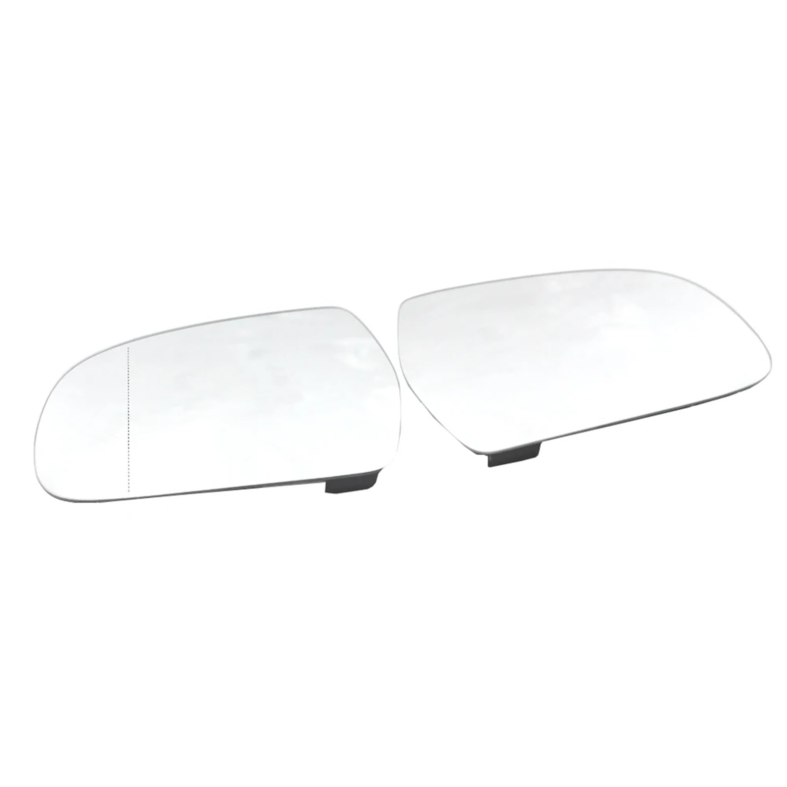 Cristal de espejo retrovisor calefactado Espejo retrovisor exterior blanco calefactable, par 8K0857536F 8K0857535F para AUDI A3 A4 A5