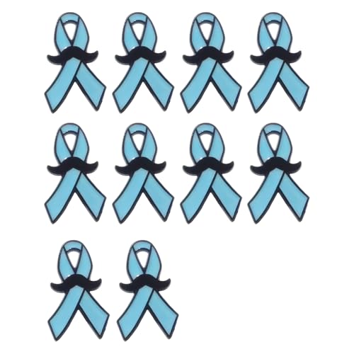 YUGSHNKFC Lot de 10 broches en forme de moustache en métal pour différents âges pour mettre en...