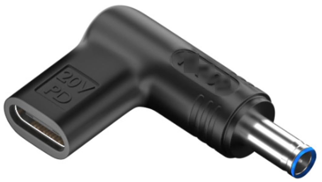 Type-C変換【HP】 4.5×3.0mm(20V)ノートPC 100W対応…