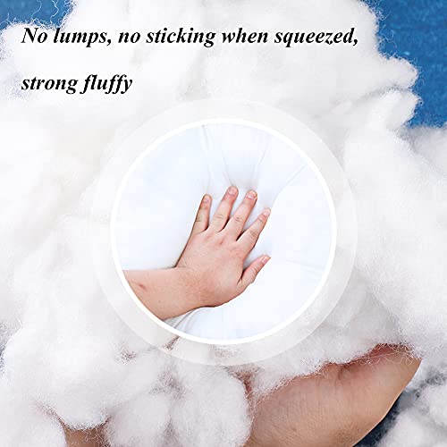 Image of BUTUZE 3.5oz Premium Polyester Fiber Fill, High Resilience Fiberfill Stuffing for Craft, Crochet Animals, Crochet Stuffing, Cotton Stuffing, Recyclable