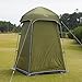 Vidalido Outdoor Camping Shower Tent Easy Setup Privacy Changing Room Portable Camp Shower Tents for Camping with Floor, Waterproof Privacy Shelters Toilet Tent (Army Green)