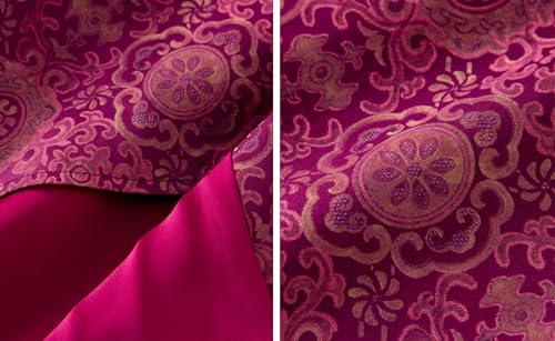 HangErFeng Chaleco de seda estilo chino mujer ropa tradicional brocado 5