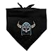 Nordic Viking Warrior Helmet with Horns Dog Pet Bandana