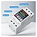 AVXANKTG 63A 230V Dual Display Adjustable Overvoltage Current Undervoltage Protection Device Protector Relay Electrician Tool