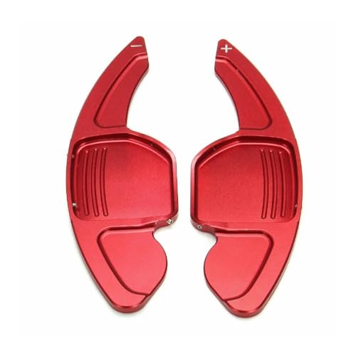 Compatible With S4 B8 Q5 2013 2014 2015 2016 1yA bh A~ ԗpphVt^[Jo[ ԗpXeAOzC[Vtg phVt^[ Ԃ̃Vtgphu[h(Red With Screw)