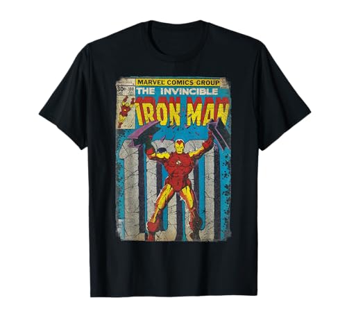 Iron Man Classic Retro Comic Vintage Cover Graphic T-Shirt T-Shirt