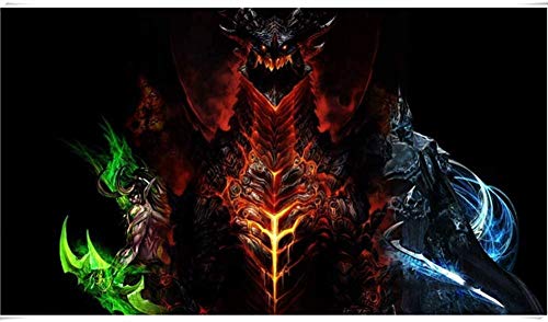 IGHSNZUH Rompecabezas de Paisaje de Fantasía Educativo World Of Warcraft Rompecabezas de 1000 Piezas Regalo de Cumpleaños 50X75Cm