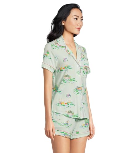 Image of kate spade new york Women's Kate Spade New York Women's Short Bottoms Pj Set