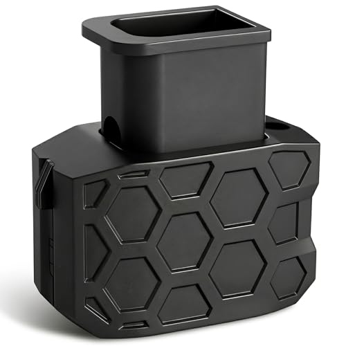 Magazine Speed Loader for Glock 9mm .40 S&W, Dual-Action Loading and Unloading Tool, Professional Mag Reloader Compatible with Glock 17 19 22 23 26 27 34 45 47, Pineapple Grip Texture(Deep Black)
