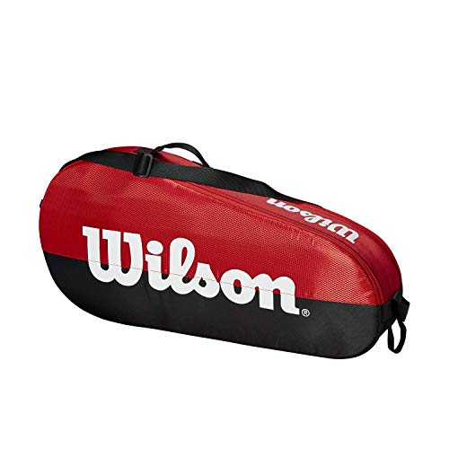 Raqueteira Wilson Team Ii 3 Pack Vermelha/preta