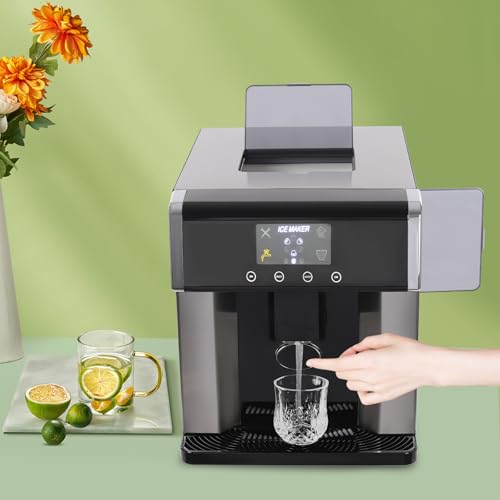 Fabricadora de Hielo 2 en 1 con dispensador de agua 33 lbs/día miniatura 4