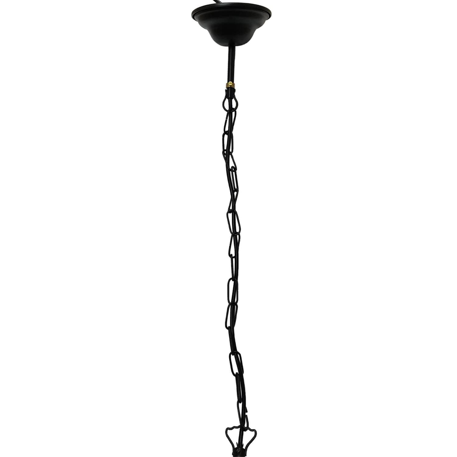 Lampa wisząca zewnętrzna czarna aluminium IP44 rustykalna dekoracyjna ELVIRA lampa wisząca ogród balkon