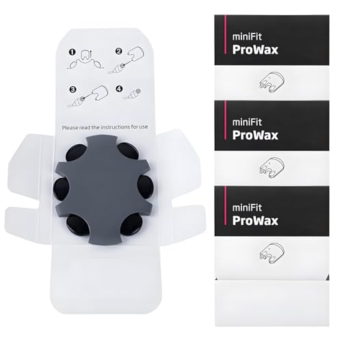 Lot de 3 Paquets de 18 Protections de Cire,Filtre À Cérumen Filtre À Cérumen,Filtres Cérumen pour Aides Auditives,Filtre Appareil Auditif,pour Appareils Auditifs Oticon ProWax MiniFit.