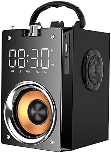 ROSELI Speaker Power Amplifier Portable Portable Outdoor Sports Square Dance VOD Speaker Player Smart Wooden Box