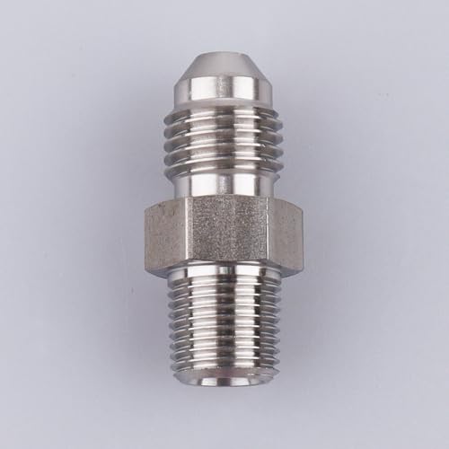 Image of AC PERFORMANCE Male 1 /8 inch NPT to -4 AN Flare Adapter Straight Stainless Steel