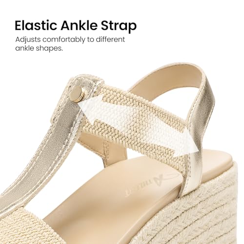 30% Off Athlefit Women's Espadrille Wedge Sandals - Image 6