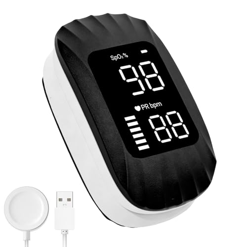 Image of First-of-its-kind Design for Ocean Shell Texture magnetic charging Pulse Oximeter Rechargeable, Fingertip Pulse Oximeter Pulse Rate Monitor for Home Sports Travel Aviation Use