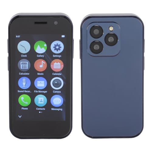 SOYES XS15 Pro 3G Mini Smartphone, Teléfono Pequeño de 3,0 Pulgadas para Android 9.0, 2GB 16GB, Teléfono Móvil con Tarjetas Duales 1000mAh (Púrpura1)