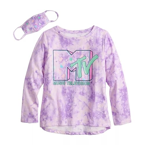 MTV Girls Long Sleeve Tie Dye T-Shirt - Girls 4-164