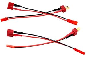 JST Male to T-Plug Male/JST Female to T Plug Female Adapter with...