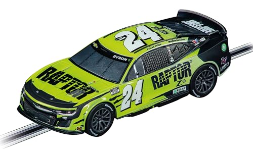 Image of Carrera GO NASCAR Watkins Glen Slot Car Race Track Set - Larson & Byron | Official NASCAR toys racing set. Features 11.8-ft track, lap counter, junction track, Drivers Larson #5 & Byron #24