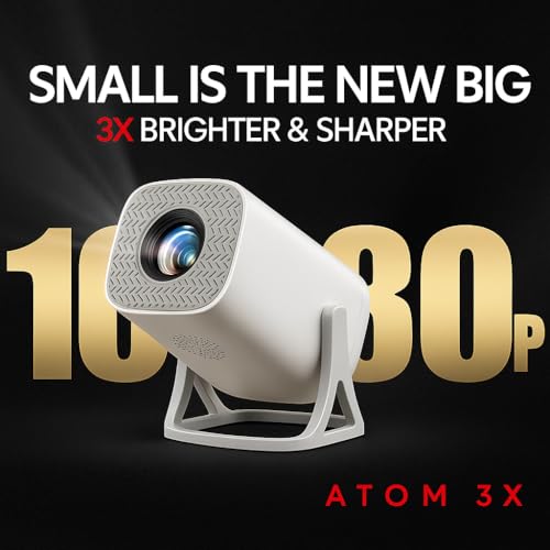 Image of Fire turtle Big Home Theater Projector | Full HD 1080p LED Projector with HDMI, USB, AV, VGA | 200 inch Display Support | Compatible with TV Stick, Laptop, Smartphone (HD-Projector)