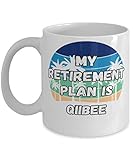 My Retireman Plan is Qiibee Coffee Mug 11oz, white