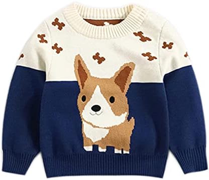 Baby Toddler Boys Girls Sweater Kids Knit Pullover Sweatshirt Animals Long Sleeve Tops Spring Winter Clothes