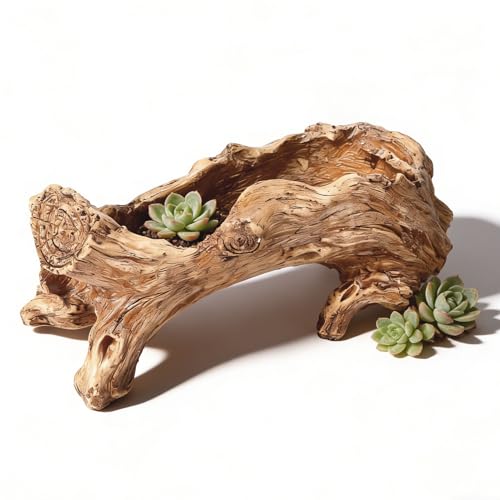 Gsycle Macetero Artificial de Madera Flotante