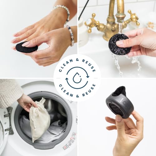 LastRound-Sustainable-Reusable-Cotton-Rounds-for-Facial-Cleansing--Zero-Waste-Eco-Friendly-Makeup-Remover-Pads-for-All-Skin-Types-with-Travel-Storage-Case