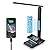 Xicyole Desk lamp,LED Lamp with Wireless Charger,USB Charger Port,Touch Control,3 Color Modes,5 Brightness Levels,Eye-Protecting Table Lamp,Led Lights for Bedroom,Home,Office,Black