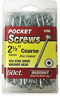 Milescraft T20 Torx Drive Pocket Screws