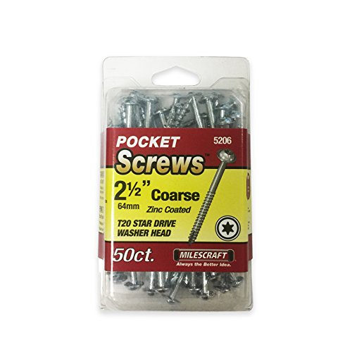 Milescraft T20 Torx Drive Pocket Screws