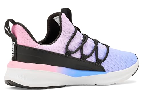 Image of PUMA Girls One 4 All Slip-On Shoes (Big Kid) Intense Lavender /Pink Shimmer /Black 4 Medium Big Kid